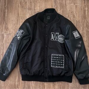 Black Graphic Men's Jacket